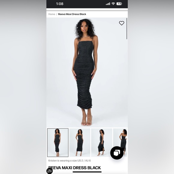 Princess Polly Reeva Maxi Dress - Picture 3 of 10